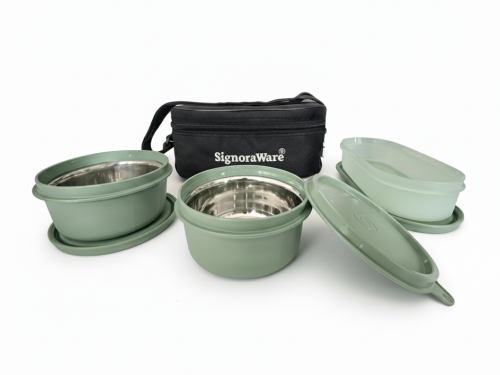 Monarch - Double Dekker - Steel Lunch box