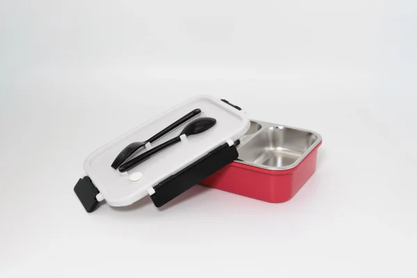 01 Avocado - Steel Lunch Box-4 Avocado Steel Lunch Box (3 Partitions)