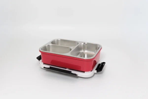 01 Avocado - Steel Lunch Box-5 Avocado Steel Lunch Box (3 Partitions)