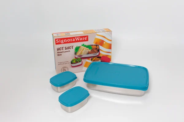 02 Hot Shot - Steel Lunch Box-1 Hot Shot Steel Lunch Box
