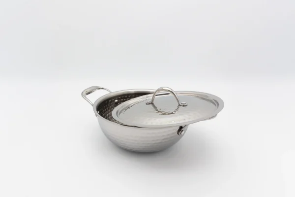 17 Deep Kadhai (4 Sizes) - 22cm-2 Artisa Triply Deep Kadhai 22cm