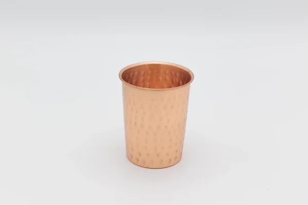 Hammered Copper Glass