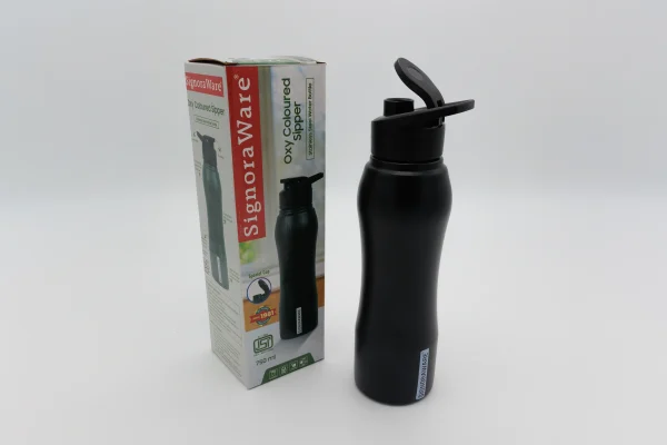24 Oxy Coloured Sipper - SS Water Bottle-1 Oxy Coloured Sipper Stainless Steel Water Bottle 750ml