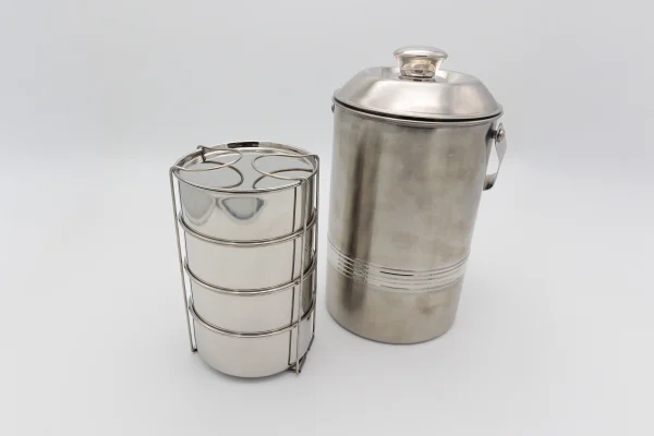 Hot Vault Steel Lunch Box 4 Tier