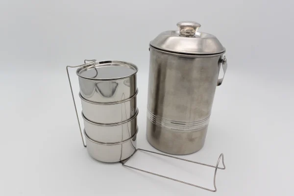 Hot Vault Steel Lunch Box 4 Tier