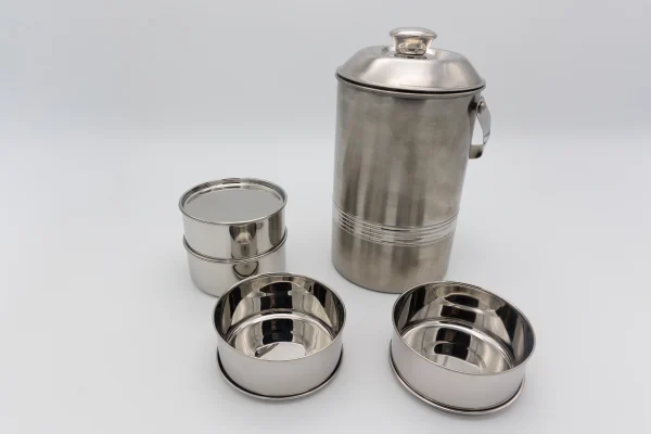 Hot Vault Steel Lunch Box 4 Tier