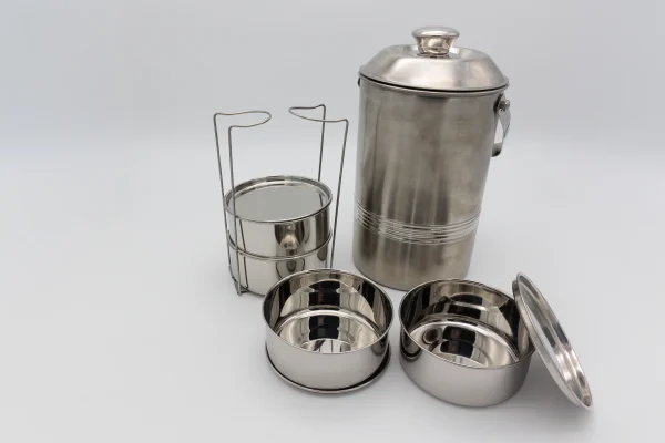 Hot Vault Steel Lunch Box 4 Tier